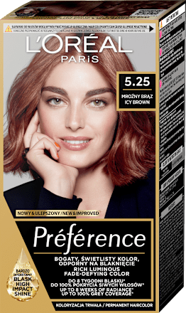 Боя за коса, Nr. 5.25 Ice brown L'ORÉAL PARiS PRÉFÉRENCE
