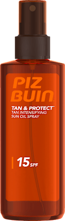 Слънцезащитно спрей-олио Tan & Protect SPF 15 PIZ BUIN