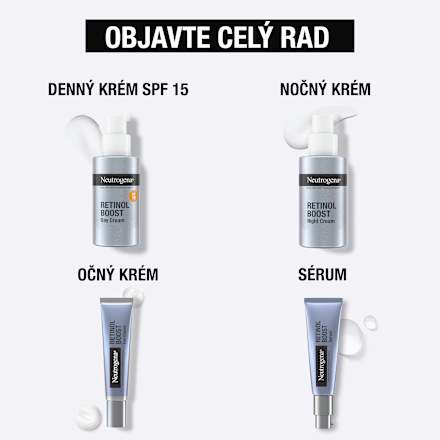 Denný a nočný pleťový krém proti vráskam Retinol Boost  Neutrogena