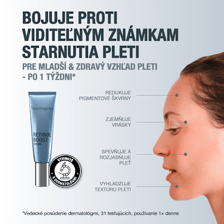 Pleťové sérum proti vráskam Retinol Boost Neutrogena