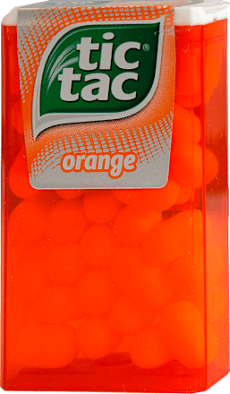 Orange bombone tic tac