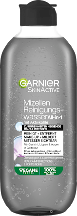 Mizellenwasser  All-in-1 Aktivkohle  Garnier Skin Active