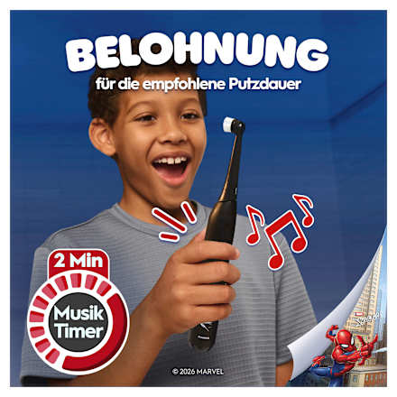 Elektrische Zahnbürste iO Kinder Spiderman mit Reiseetui, ab 6 Jahren Oral-B