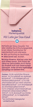 Babytee Hagebutte Saft & Wasser ab 1 Jahr babylove
