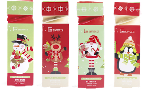 Poklon-paket sol za kupanje Christmas, više vrsta IDC INSTITUTE