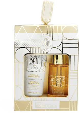 Poklon-paket Scented Bath Gold, Body Glow IDC INSTITUTE