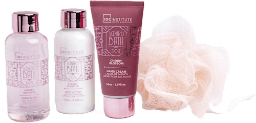 Darilni set za nego telesa Cherry Blossom IDC INSTITUTE