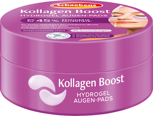 Augenpads Hydrogel Kollagen Boost Tiegel (30 Paar) Schaebens