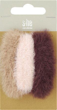 Gumičky do vlasov štruktúrované - viacfarebné s-he stylecollection
