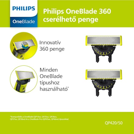 360 borotvabetét  PHILIPS OneBlade