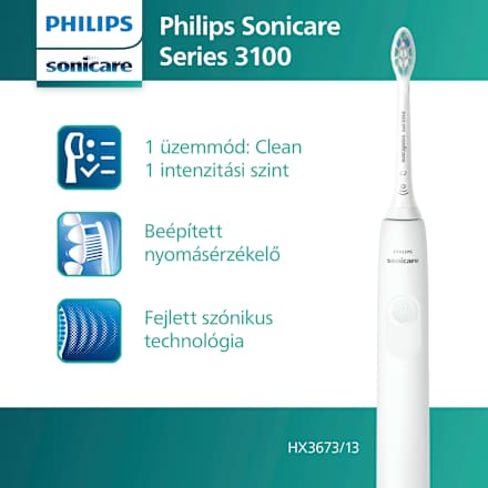 Elektromos fogkefe sonicare 3100 utazótokkal Philips