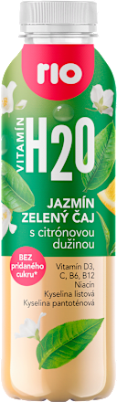 Nesýtený nealkoholický nápoj Vitamín H20 jazmín a zelený čaj s citrónovou dužinou Rio
