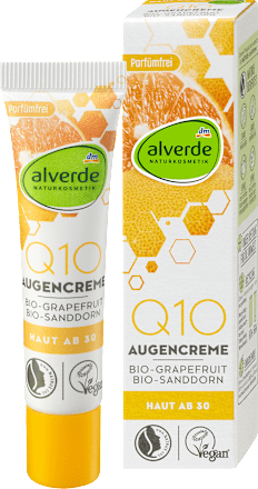 Augencreme Q10 Bio-Grapefruit & Bio-Sanddorn alverde NATURKOSMETIK