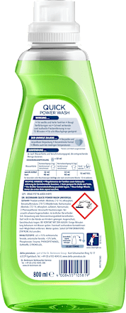 Universalwaschmittel flüssig Quick Power Wash  Dr. Beckmann