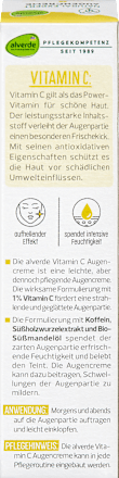 Szemkörnyékápoló krém Natural Expert, 1% C-vitaminnal alverde NATURKOSMETIK