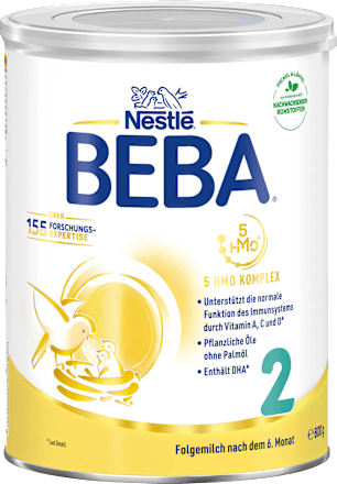 Folgemilch 2 nach dem 6. Monat Nestlé BEBA