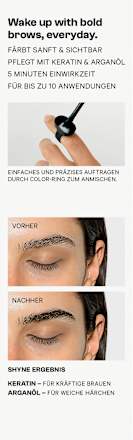 Augenbrauenfarbe Brow Color Dunkelbraun SHYNE Professional