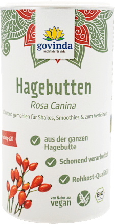 Superfood Pulver Hagebutte govinda