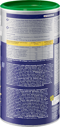 Veganski beljakovinski napitek, limonin cheesecake Sportness