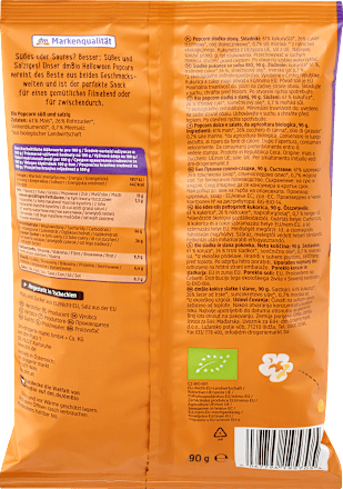 Bio édes-sós popcorn Halloween dmBio