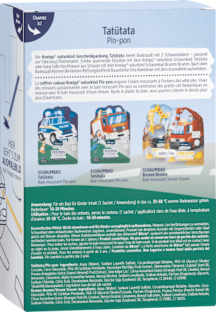 Geschenkset Schaumbad Tatütata Kneipp Naturkind