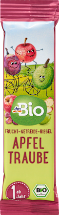 Barretta alla frutta con avena Bio, mela Bio e succo d'uva Bio dmBio
