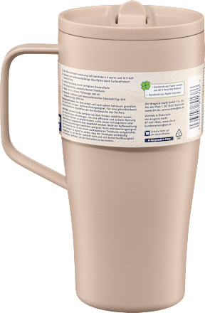 Tazza termica con cannuccia 600 ml Profissimo