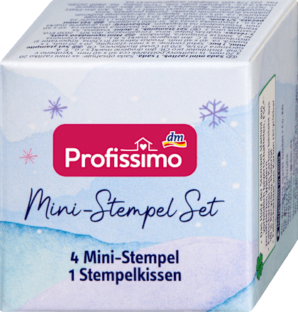 mini razítra + inkoust, 5-dílný set  Profissimo