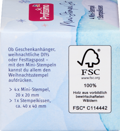 mini razítra + inkoust, 5-dílný set  Profissimo