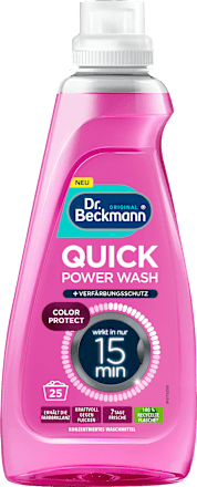Colorwaschmittel flüssig Quick Power Wash Color Protect Dr. Beckmann