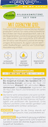 Nočný pleťový krém Q10 s bio grapefruitom a bio rakytníkom rešetliakovým alverde NATURKOSMETIK