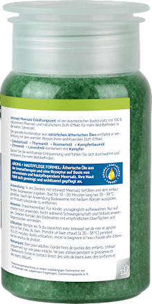 Badesalz Meeressalz Erkältungszeit tetesept