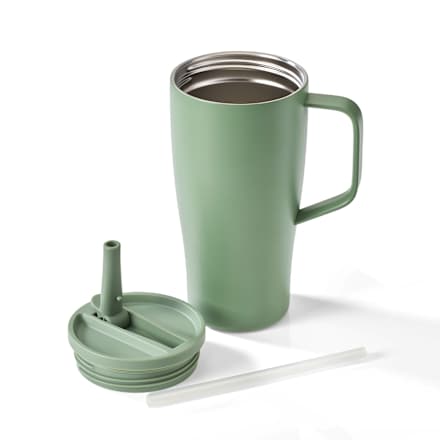 Thermo-Becher mit Trinkhalm Profissimo