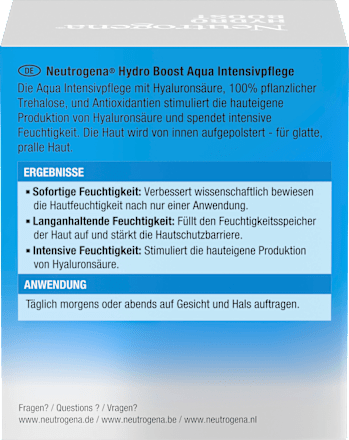 Gesichtscreme Hydro Boost Aqua Intensiv Neutrogena