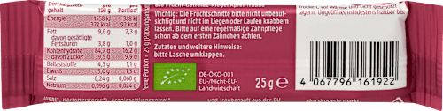 Fruchtriegel Apfel-Traube ab 1 Jahr dmBio