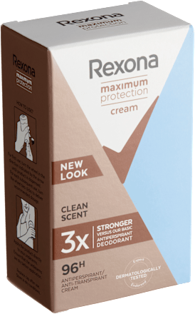 maximum protection antiperspirant Clean Scent Rexona