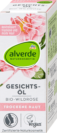 Arcápoló olaj bio vadrózsával, száraz bőrre alverde NATURKOSMETIK