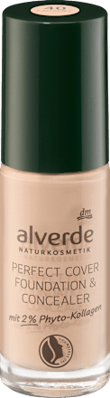 Perfect Cover tekuća podloga i puder – 40 Caramel alverde NATURKOSMETIK