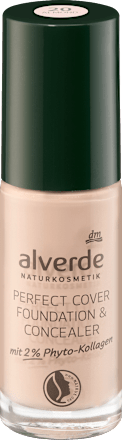Foundation & Concealer Perfect Cover 20 Almond alverde NATURKOSMETIK