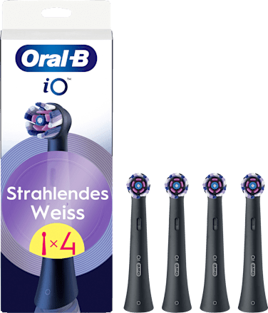 Aufsteckbürsten iO strahlendes Weiss, schwarz Oral-B