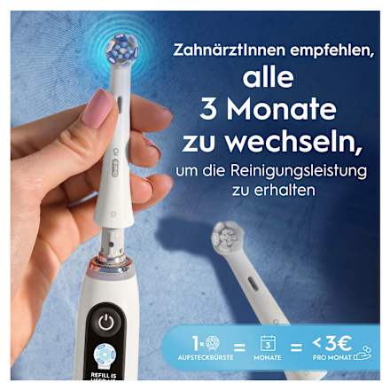 Aufsteckbürsten iO Ultimative Reinigung, weiß Oral-B