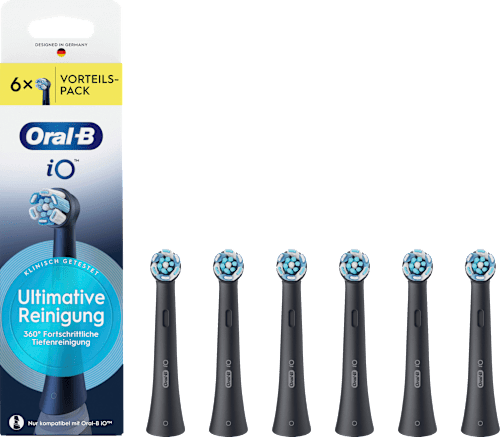 Aufsteckbürsten iO Ultimative Reinigung, schwarz Oral-B
