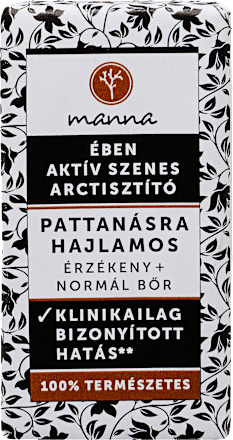 Szappan, ében, arctisztító Manna