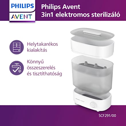3-az-1-ben elektromos gőzsterilizáló PHILIPS AVENT