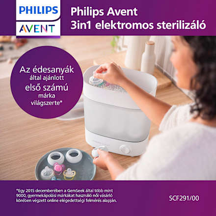 3-az-1-ben elektromos gőzsterilizáló PHILIPS AVENT