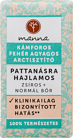 Arctisztító szappan kámforral Manna