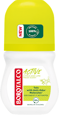 Deodorant roll-on Active Citrus & Lime Borotalco