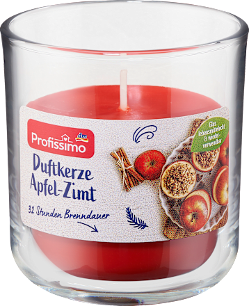 Duftkerze im Glas Apfel-Zimt Profissimo