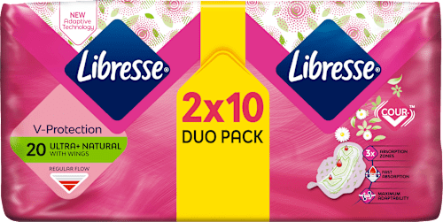 Tanki damski vložki s krilci Natural Protection Libresse