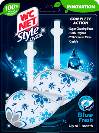 WC obešanka Style Blue Sensation WC NET